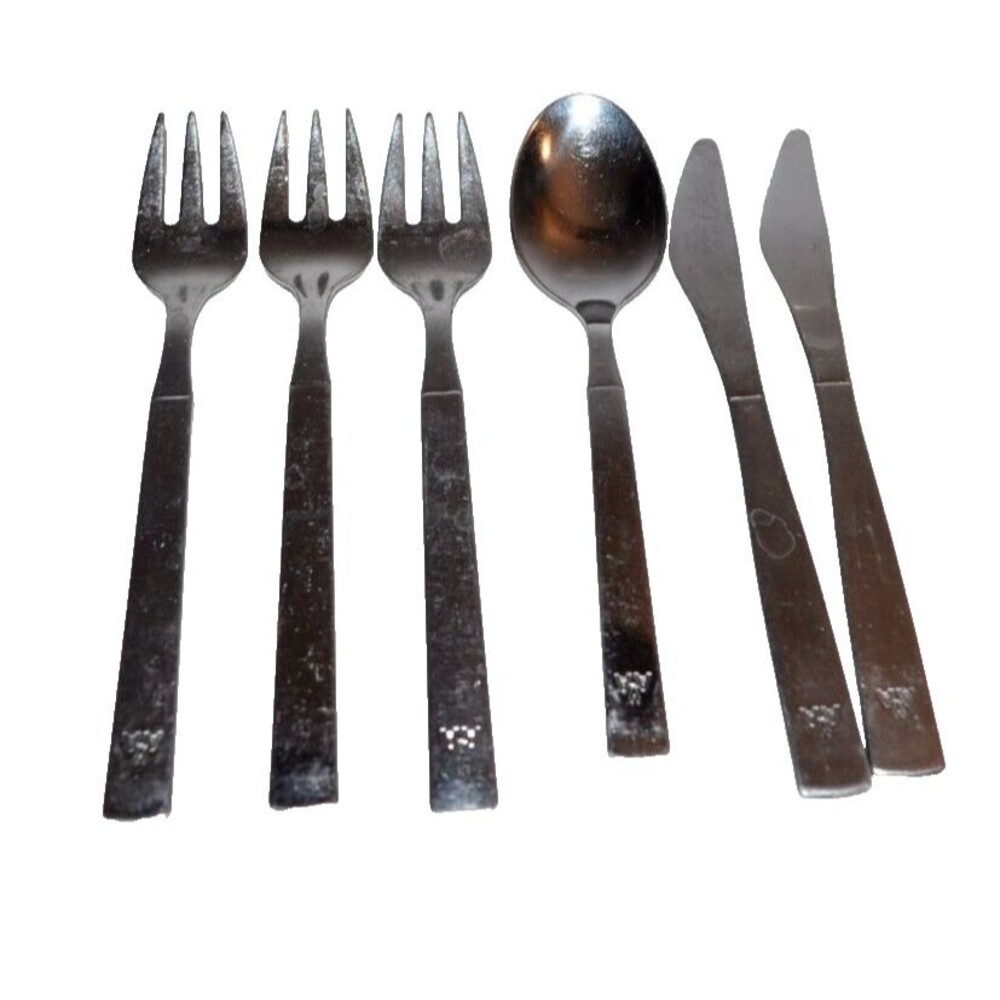 American Airlines Silverware spoon fork knife‎ lot Cutlery Oneida Vintage